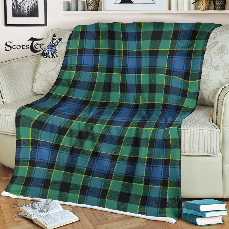 Scotstee Shop - Scotstee Shop Tartan Plaid Fleece Blankets Mouat Clan Tartan Plaid Fleece Blanket Scottish