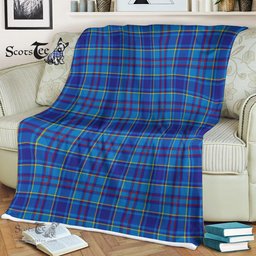 Scotstee Shop - Scotstee Shop Tartan Plaid Fleece Blankets Mercer Clan Tartan Plaid Fleece Blanket Scottish