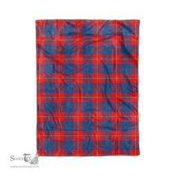 Plaid Blanket McKerrell Red Tartan Blanket Scottish Plaid Throw Blanket Tartan Plaid Fleece Blanket