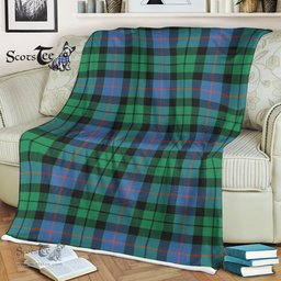 Scotstee Shop - Scotstee Shop Tartan Plaid Fleece Blankets Morrison Ancient Clan Tartan Plaid Fleece Blanket Scottish