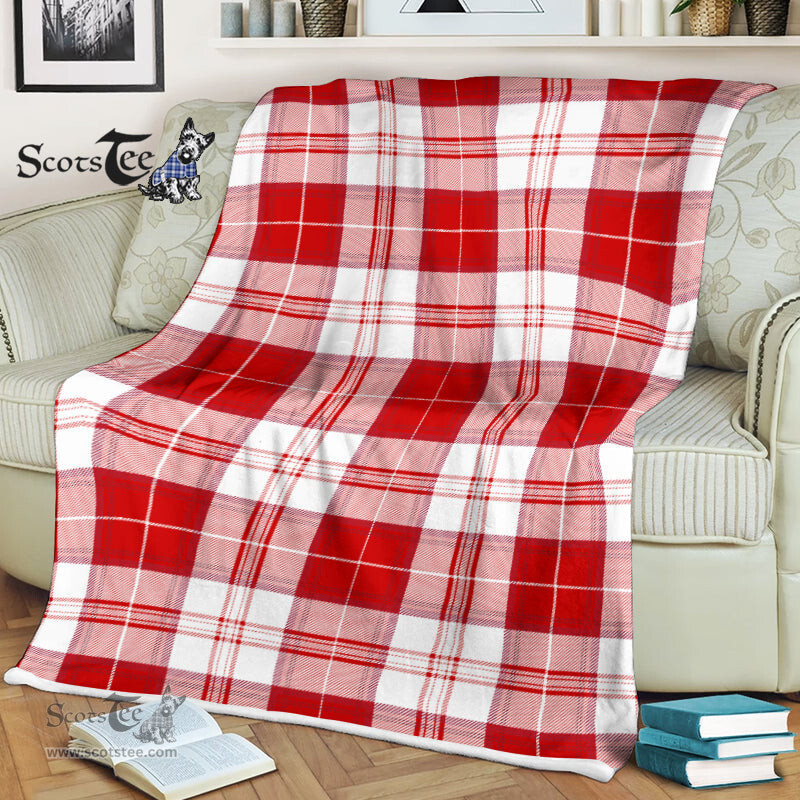 Scotstee Shop - Scotstee Shop Tartan Plaid Fleece Blankets MenZies Clan Tartan Plaid Fleece Blanket Scottish
