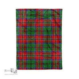 Plaid Blanket McCulloch Tartan Blanket Scottish Plaid Throw Blanket Tartan Plaid Fleece Blanket