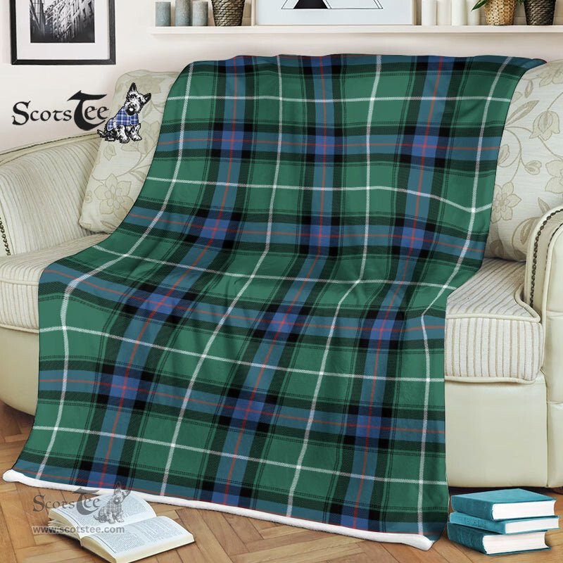 Plaid Blanket MacDonald Of The Isles Hunting Ancient Tartan Blanket Scottish Plaid Throw Blanket Tartan Plaid Fleece Blanket