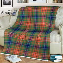 Plaid Blanket Wilson Tartan Blanket Scottish Plaid Throw Blanket Tartan Plaid Fleece Blanket
