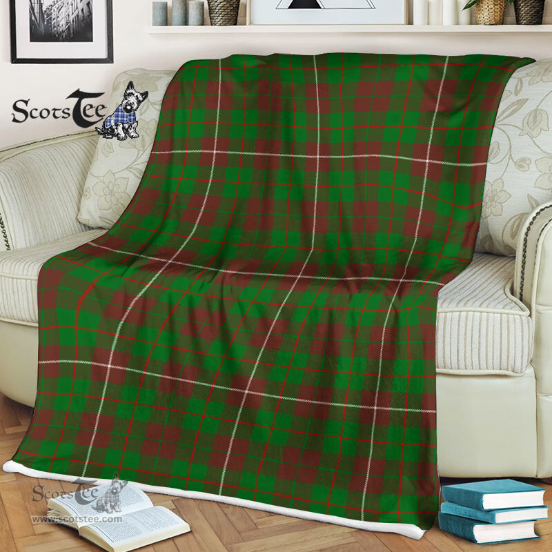 Scotstee Shop - Scotstee Shop Tartan Plaid Fleece Blankets MacKinnon Hunting Modern Clan Tartan Plaid Fleece Blanket Scottish
