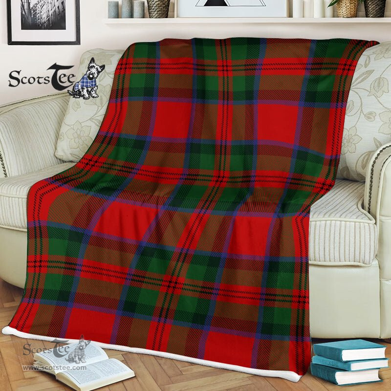 Plaid Blanket MacDuff Tartan Blanket Scottish Plaid Throw Blanket Tartan Plaid Fleece Blanket