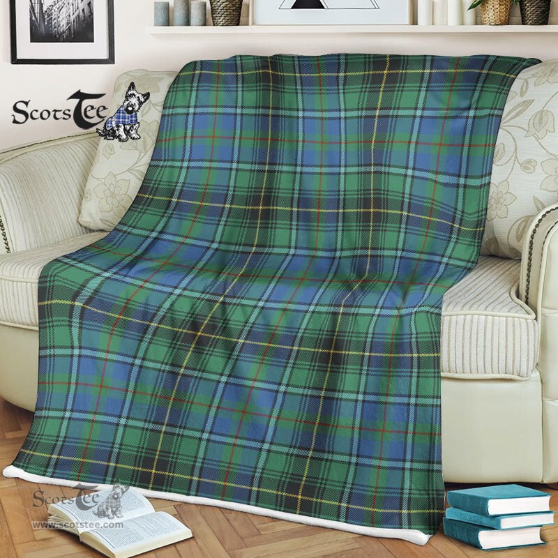 Plaid Blanket MacInnes Ancient Tartan Blanket Scottish Plaid Throw Blanket Tartan Plaid Fleece Blanket