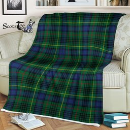 Plaid Blanket Stewart Hunting Modern Tartan Blanket Scottish Plaid Throw Blanket Tartan Plaid Fleece Blanket