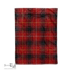 Plaid Blanket MacIver Tartan Blanket Scottish Plaid Throw Blanket Tartan Plaid Fleece Blanket
