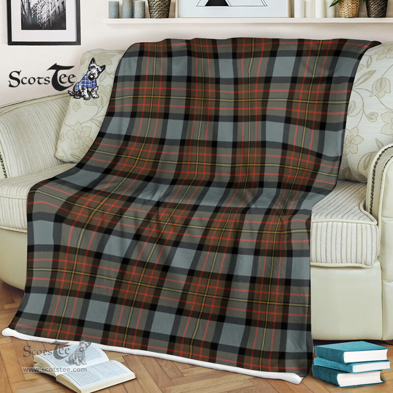 Scotstee Shop - Scotstee Shop Tartan Plaid Fleece Blankets MacLaren Weathered Clan Tartan Plaid Fleece Blanket Scottish