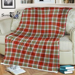 Plaid Blanket MacAlister Dress Tartan Blanket Scottish Plaid Throw Blanket Tartan Plaid Fleece Blanket