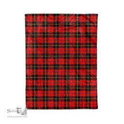 Plaid Blanket Wallace Tartan Blanket Scottish Plaid Throw Blanket Tartan Plaid Fleece Blanket