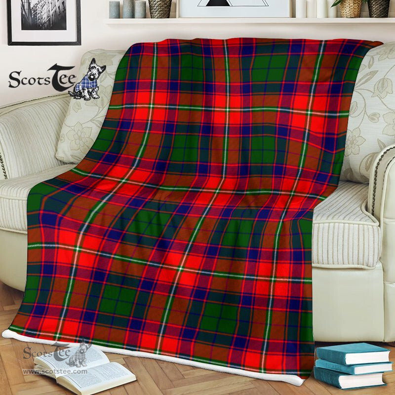 Plaid Blanket Wauchope Tartan Blanket Scottish Plaid Throw Blanket Tartan Plaid Fleece Blanket