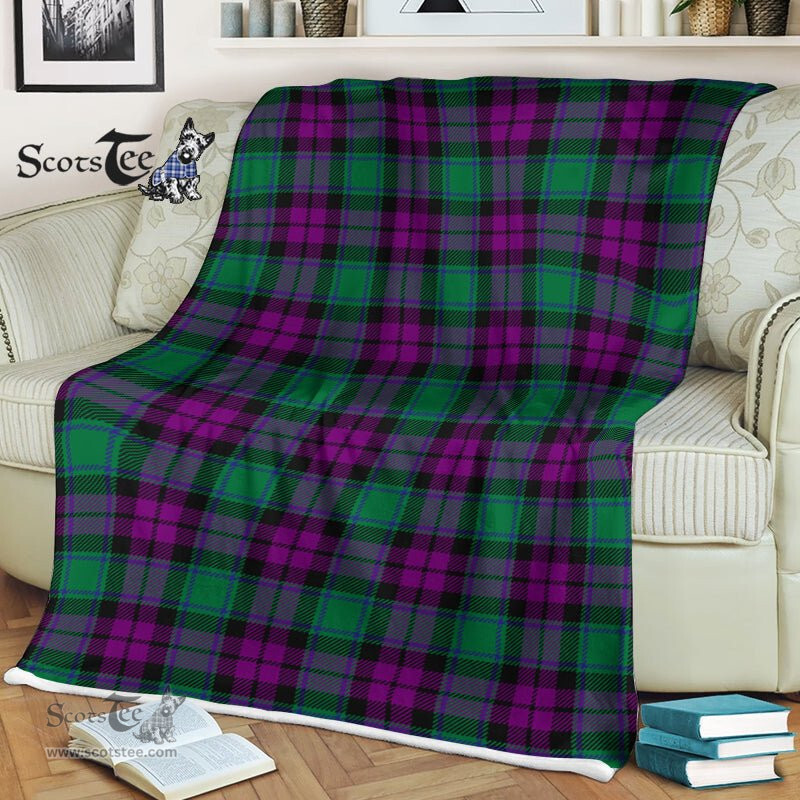 Plaid Blanket MacArthur Milton Tartan Blanket Scottish Plaid Throw Blanket Tartan Plaid Fleece Blanket