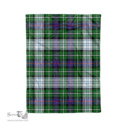 Plaid Blanket MacKenzie Dress Modern Tartan Blanket Scottish Plaid Throw Blanket Tartan Plaid Fleece Blanket