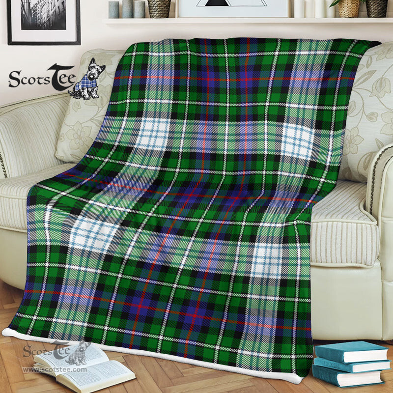 Scotstee Shop - Scotstee Shop Tartan Plaid Fleece Blankets MacKenzie Dress Modern Clan Tartan Plaid Fleece Blanket Scottish