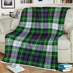 Scotstee Shop - Scotstee Shop Tartan Plaid Fleece Blankets MacKenzie Dress Modern Clan Tartan Plaid Fleece Blanket Scottish