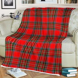 Plaid Blanket MacBean Modern Tartan Blanket Scottish Plaid Throw Blanket Tartan Plaid Fleece Blanket