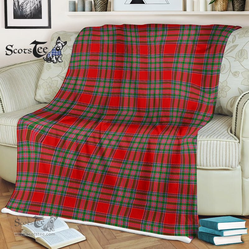 Plaid Blanket MacBain Tartan Blanket Scottish Plaid Throw Blanket Tartan Plaid Fleece Blanket