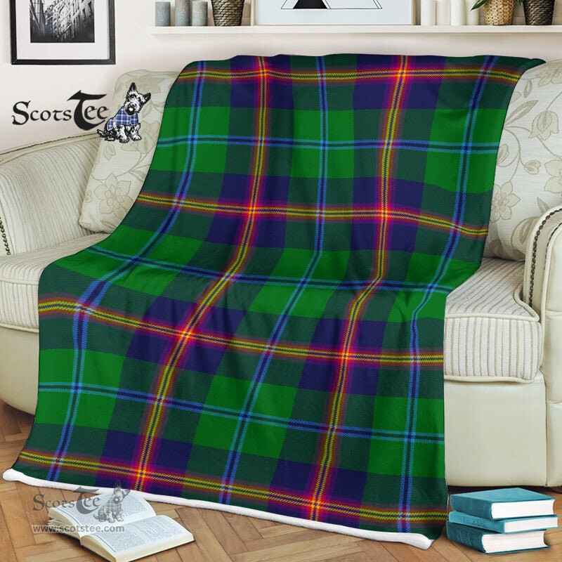 Plaid Blanket Young Tartan Blanket Scottish Plaid Throw Blanket Tartan Plaid Fleece Blanket