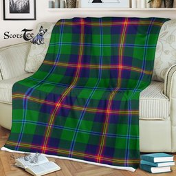 Plaid Blanket Young Tartan Blanket Scottish Plaid Throw Blanket Tartan Plaid Fleece Blanket