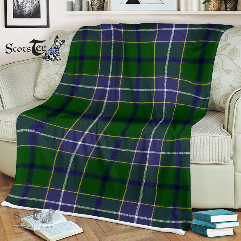 Plaid Blanket Wishart Hunting Tartan Blanket Scottish Plaid Throw Blanket Tartan Plaid Fleece Blanket