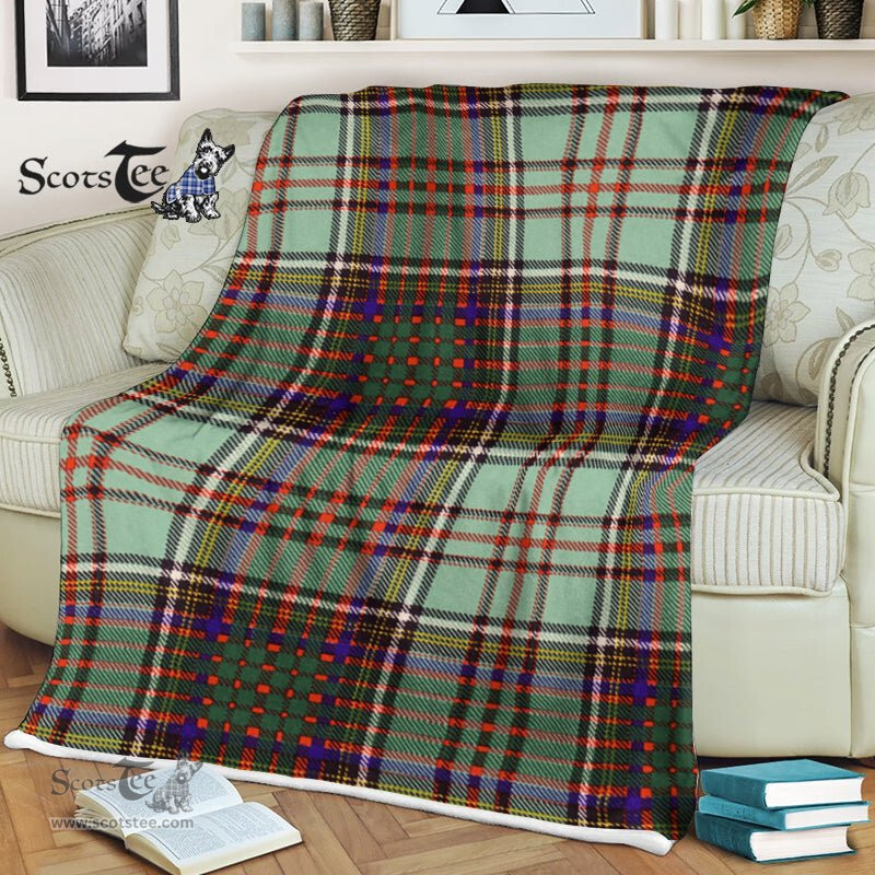 Plaid Blanket MacAndrew Tartan Blanket Scottish Plaid Throw Blanket Tartan Plaid Fleece Blanket