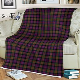 Plaid Blanket MacDonald Modern Tartan Blanket Scottish Plaid Throw Blanket Tartan Plaid Fleece Blanket