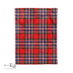 Plaid Blanket MacFarlane Modern Tartan Blanket Scottish Plaid Throw Blanket Tartan Plaid Fleece Blanket