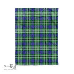 Plaid Blanket Learmonth Tartan Blanket Scottish Plaid Throw Blanket Tartan Plaid Fleece Blanket