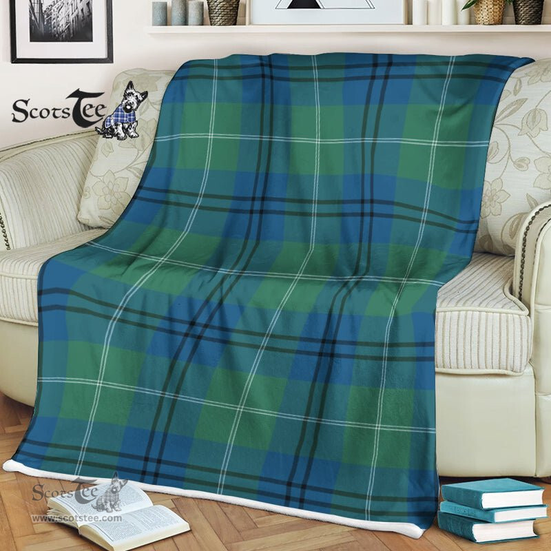 Plaid Blanket Oliphant Ancient Tartan Blanket Scottish Plaid Throw Blanket Tartan Plaid Fleece Blanket