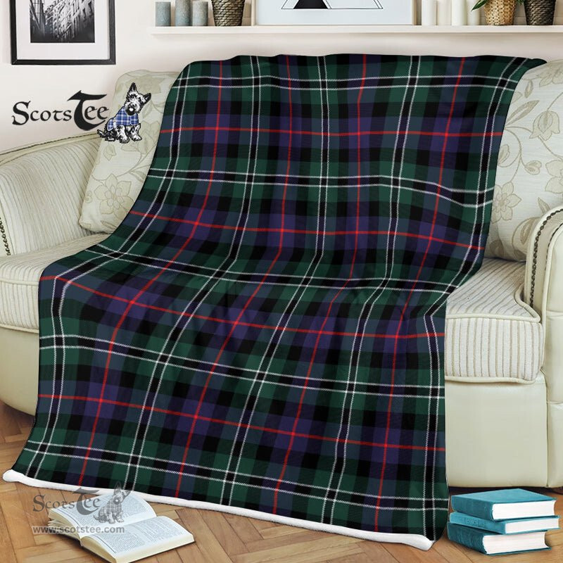 Plaid Blanket Rose Hunting Modern Tartan Blanket Scottish Plaid Throw Blanket Tartan Plaid Fleece Blanket