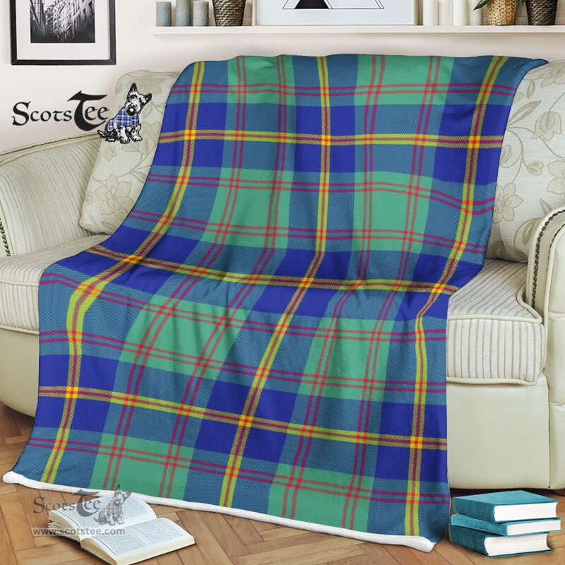 Plaid Blanket US Marine Tartan Blanket Scottish Plaid Throw Blanket Tartan Plaid Fleece Blanket