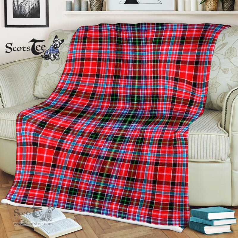 Plaid Blanket Udny Tartan Blanket Scottish Plaid Throw Blanket Tartan Plaid Fleece Blanket