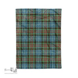 Clan Paisley Fleece Blanket Plaid Blanket Paisley Tartan Blanket Scottish Plaid Throw Blanket Tartan Plaid Fleece Blanket