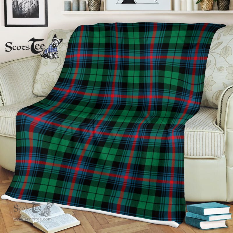 Plaid Blanket Urquhart Broad Red Ancient Tartan Blanket Scottish Plaid Throw Blanket Tartan Plaid Fleece Blanket