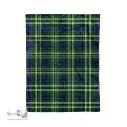 Plaid Blanket Purves Tartan Blanket Scottish Plaid Throw Blanket Tartan Plaid Fleece Blanket