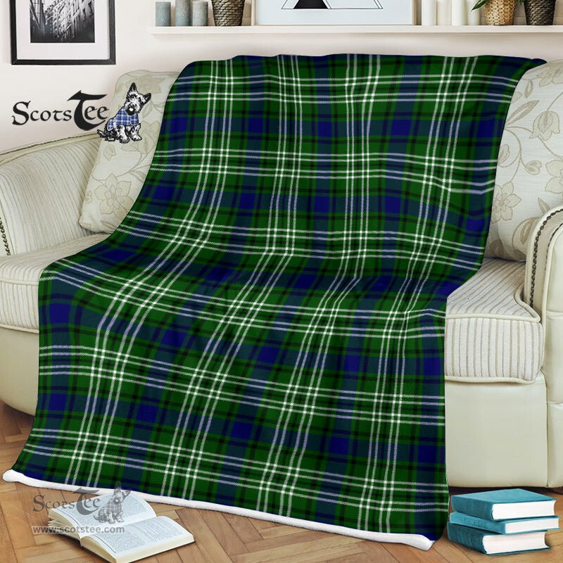 Plaid Blanket Purves Tartan Blanket Scottish Plaid Throw Blanket Tartan Plaid Fleece Blanket