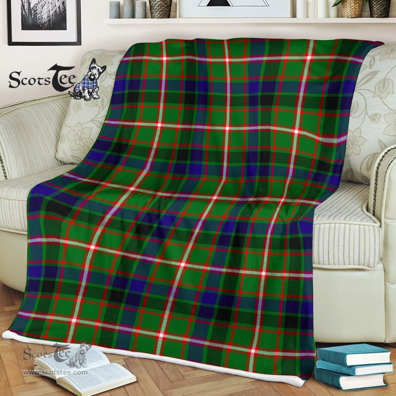 Plaid Blanket Reid Green Tartan Blanket Scottish Plaid Throw Blanket Tartan Plaid Fleece Blanket