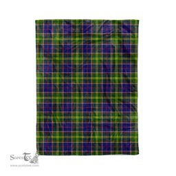 Plaid Blanket Arnott Tartan Blanket Scottish Green Plaid Throw Blanket Tartan Plaid Fleece Blanket - Scotstee Shop
