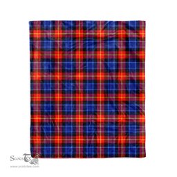 Plaid Blanket Anstruther Tartan Blanket Scottish Red Plaid Throw Blanket Tartan Plaid Fleece Blanket - Scotstee Shop