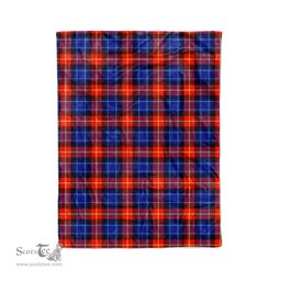 Plaid Blanket Anstruther Tartan Blanket Scottish Red Plaid Throw Blanket Tartan Plaid Fleece Blanket - Scotstee Shop