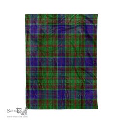 Plaid Blanket Adam Hunting Tartan Blanket Scottish Green Plaid Throw Blanket Tartan Plaid Fleece Blanket - Scotstee Shop