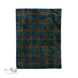 Plaid Blanket Aiton Hunting Tartan Blanket Scottish Green Plaid Blanket Tartan Plaid Fleece Blanket - Scotstee Shop