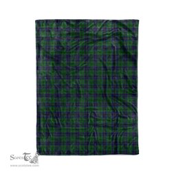 Plaid Blanket Austin Tartan Blanket Scottish Green Plaid Throw Blanket Tartan Plaid Fleece Blanket - Scotstee Shop