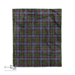 Plaid Blanket Aikenhead Tartan Blanket Scottish Green Plaid Throw Blanket Tartan Plaid Fleece Blanket - Scotstee Shop