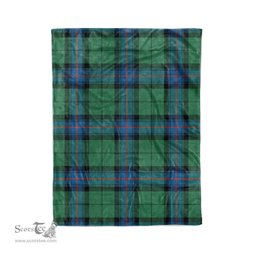 Plaid Blanket Armstrong Ancient Tartan Blanket Scottish Green Plaid Throw Blanket Tartan Plaid Fleece Blanket - Scotstee Shop