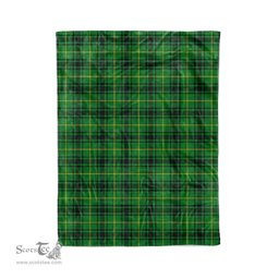 Plaid Blanket Arthur Tartan Blanket Scottish Red Plaid Throw Blanket Tartan Plaid Fleece Blanket - Scotstee Shop