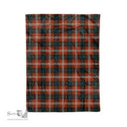 Brown Plaid Blankets Plaid Blanket Ainslie Tartan Blanket Scottish Brown Plaid Throw Blanket Tartan Plaid Fleece Blanket - Scotstee Shop