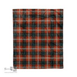 Brown Plaid Blankets Plaid Blanket Ainslie Tartan Blanket Scottish Brown Plaid Throw Blanket Tartan Plaid Fleece Blanket - Scotstee Shop